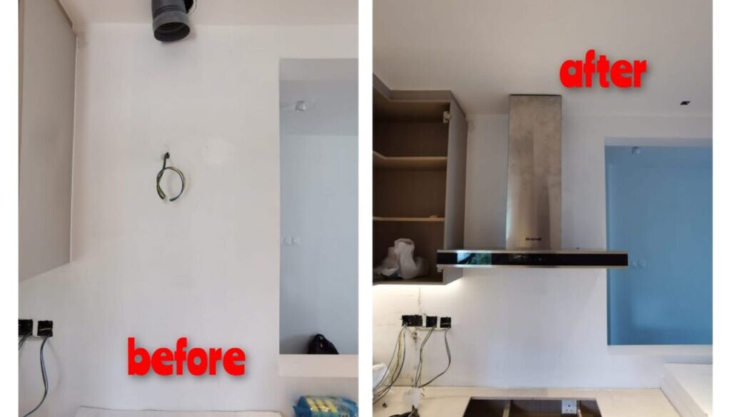 Cooker Hood Installation