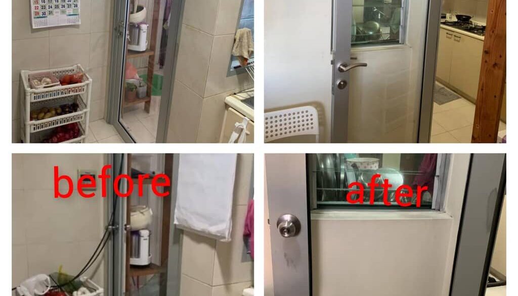 B&A 73 (Supply And Replace New Aluminum Door)