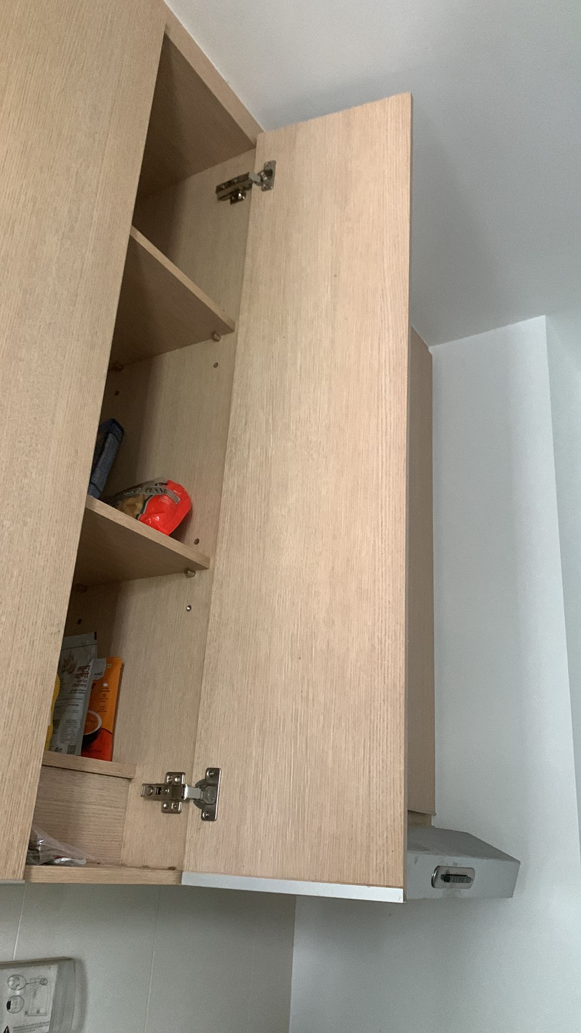 Supply And Replace 2 Hinges And Reinstall Cabinet Door