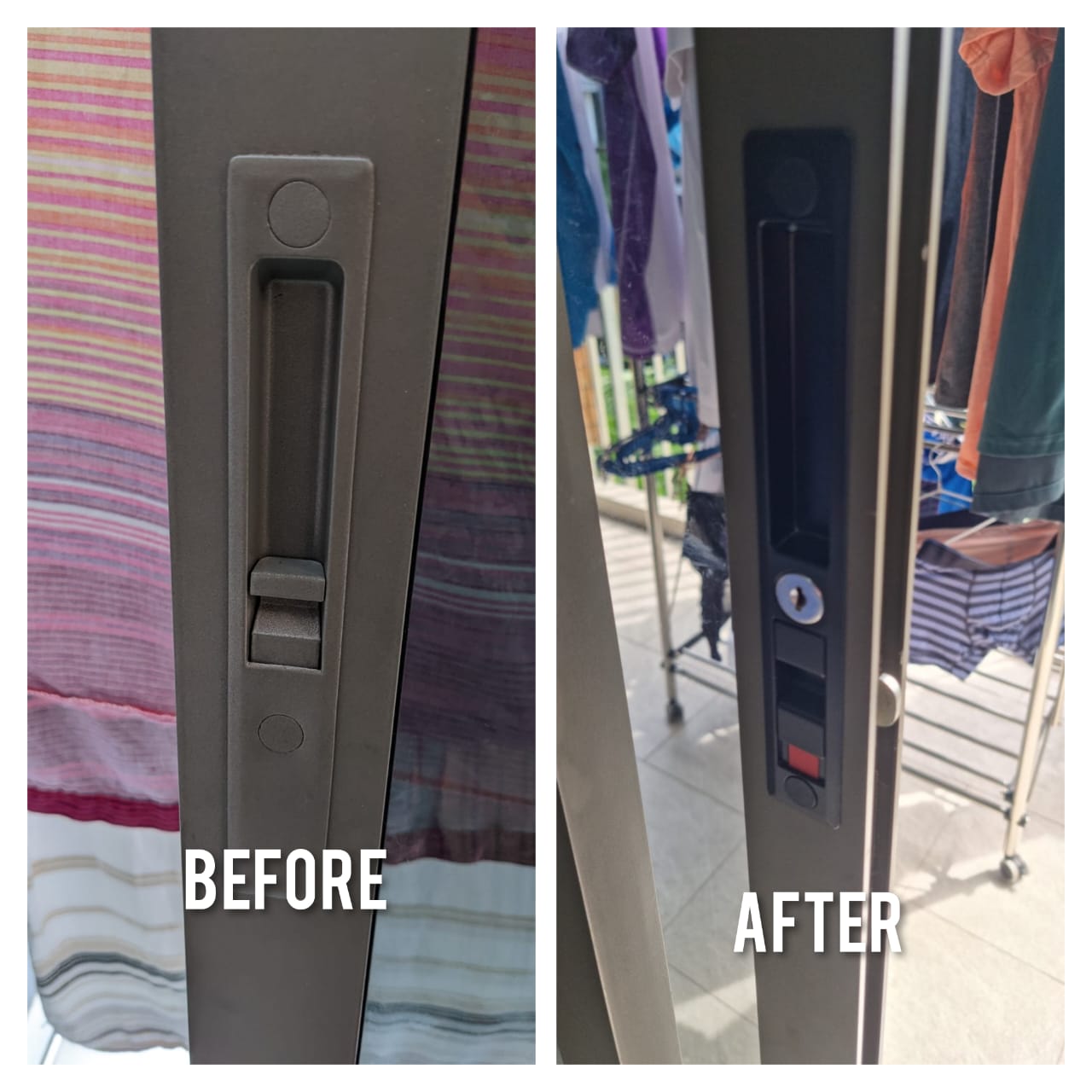 Sliding Door Lock Replacement Handyman Services Singapore