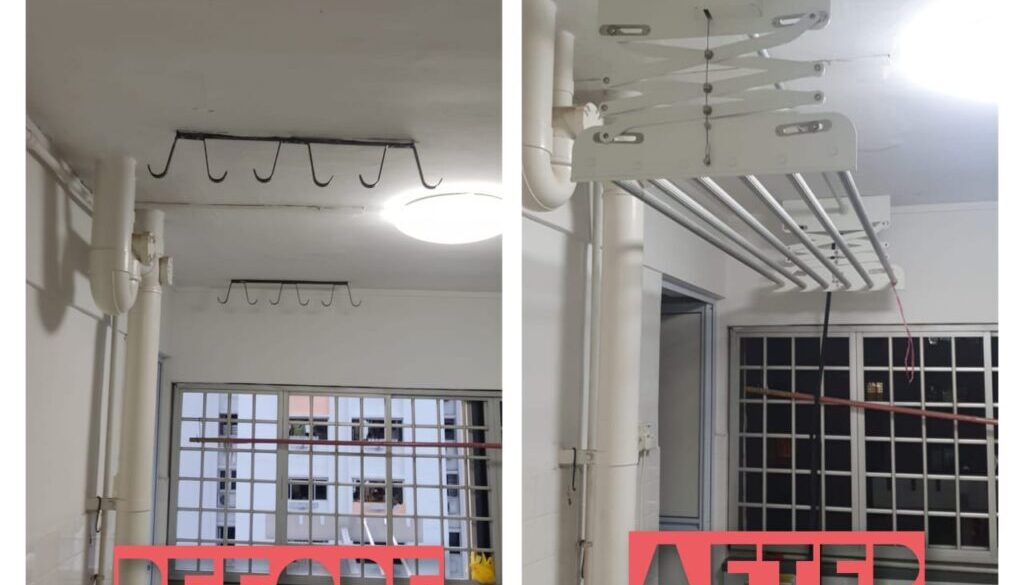 B&A 27 (Clothes Hanger Installation)