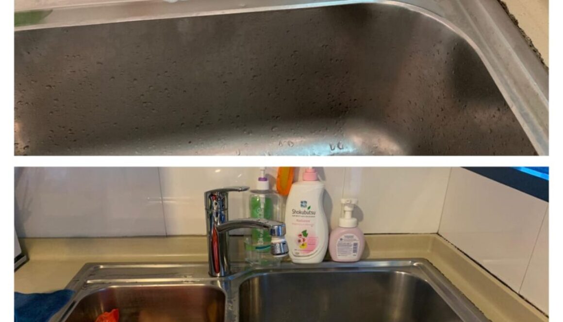 B&A 14 Apply Silicon Work For Basin Edges