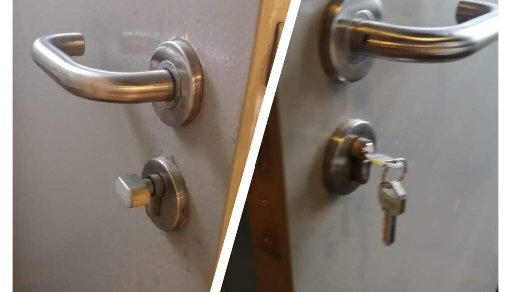 B&A 31 Supply And Replace New Handle Lock Mechanism