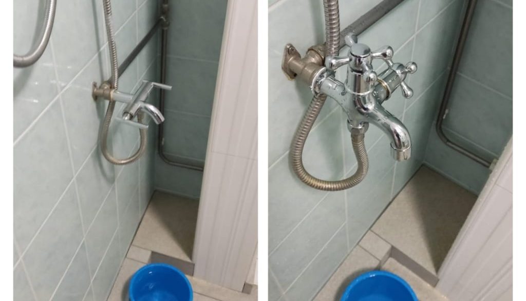 B&A 58 Supply And Replace New Double Sided Tap