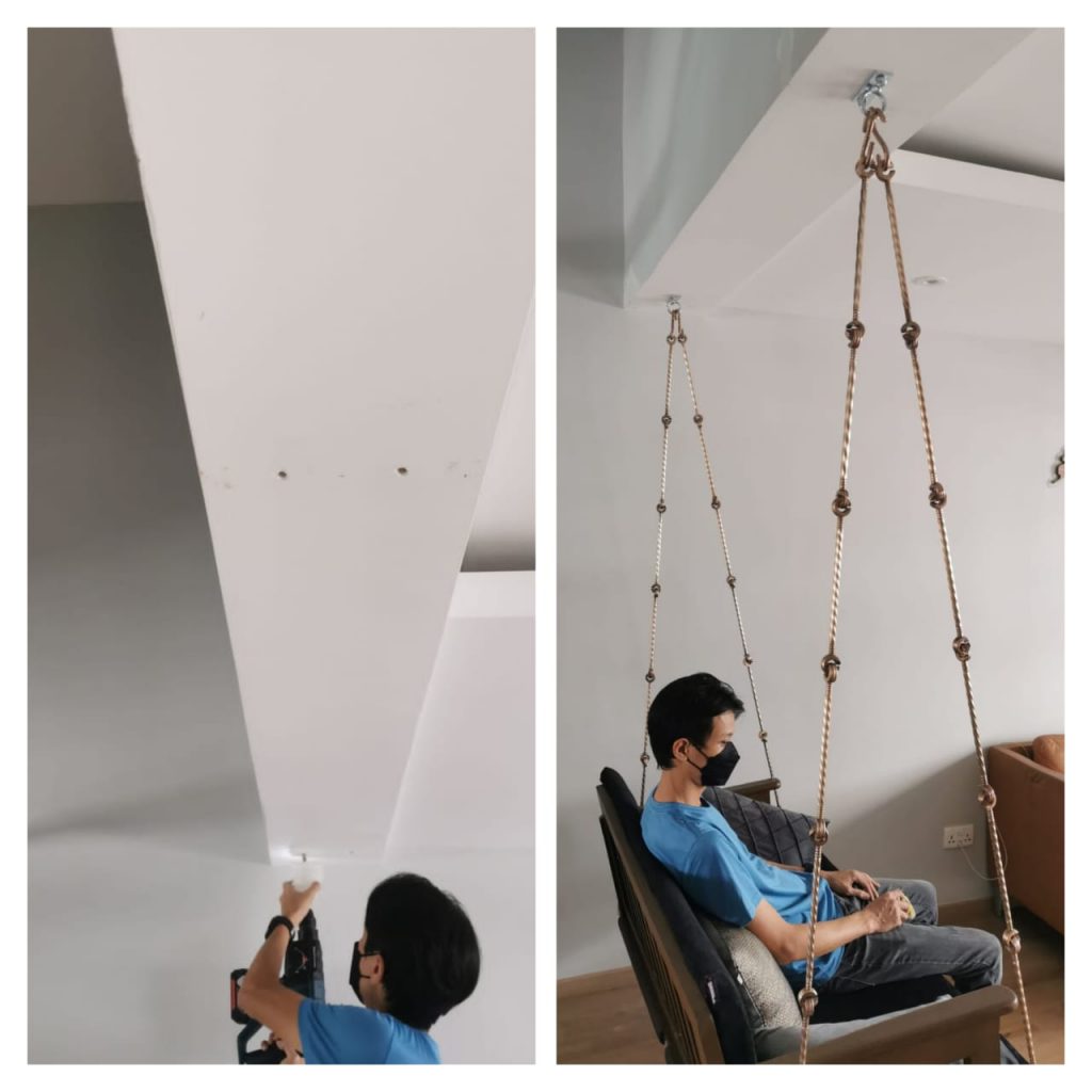 Install Hanging Chair Handyman Services Singapore